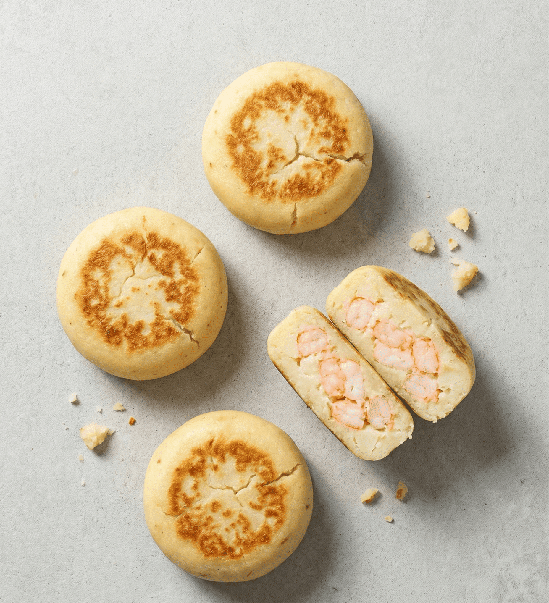 Shrimp Potato Burger